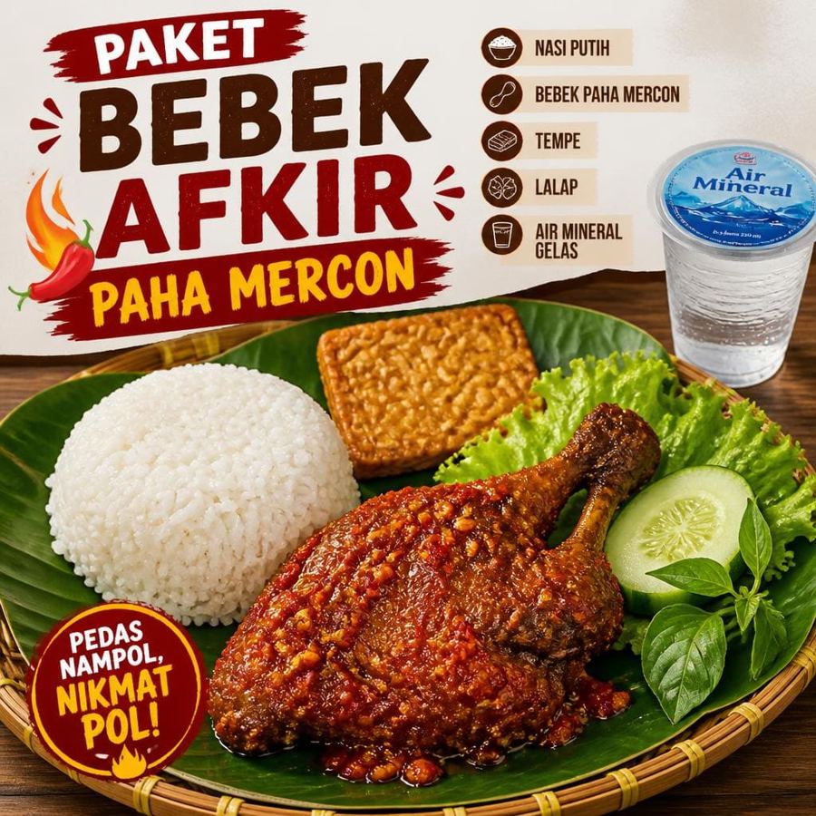 Foto Paket Bebek Afkir Paha Mercon