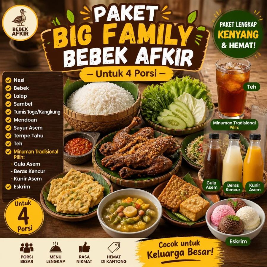 Foto Paket Big Family Bebek Afkir
