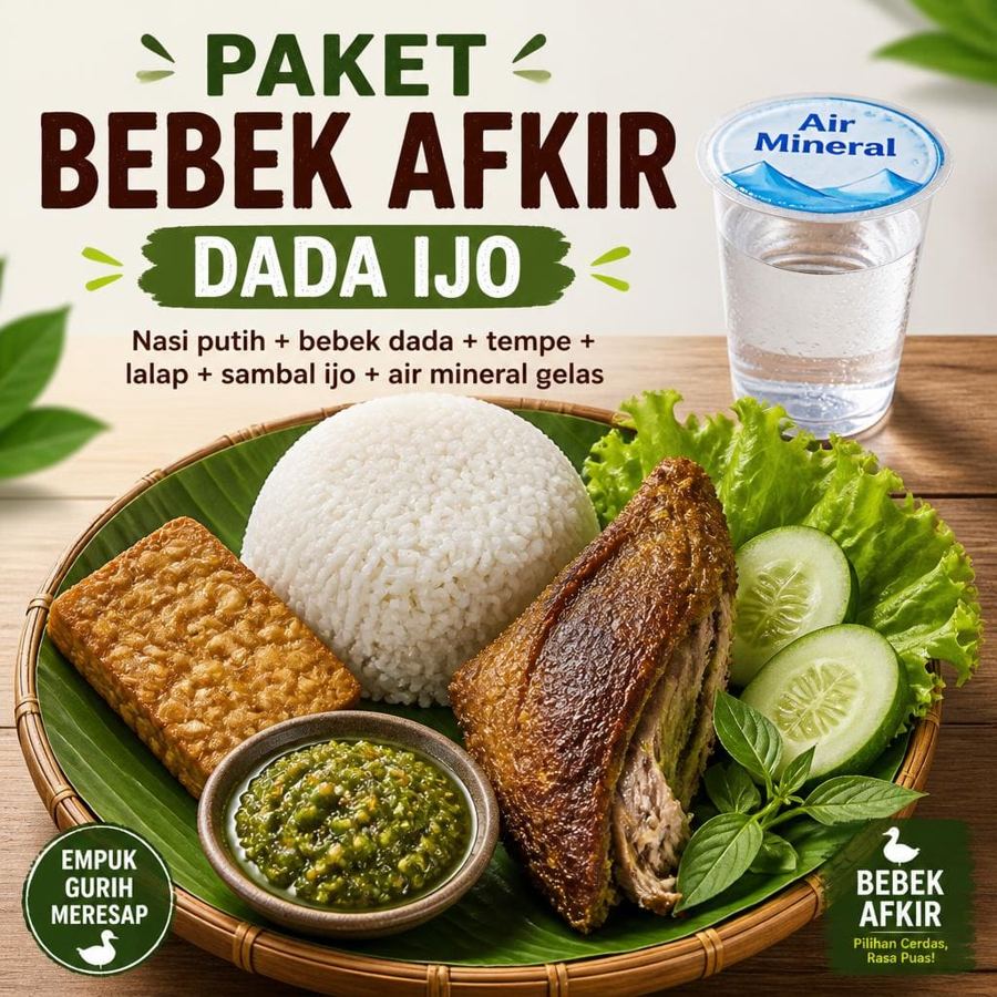 Foto Paket Bebek Afkir Dada Ijo
