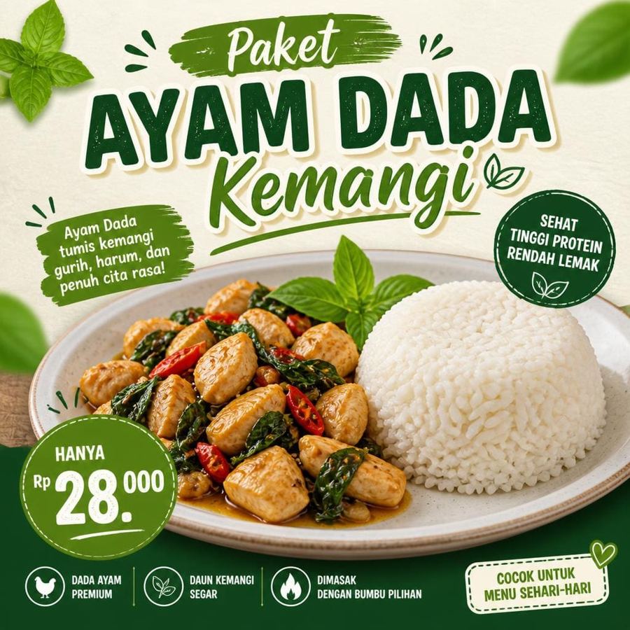 Foto Paket Ayam Dada Kemangi