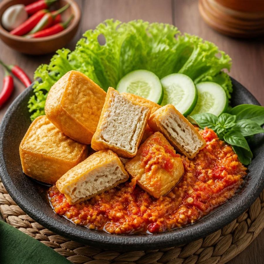 Foto Tahu Goreng Penyet