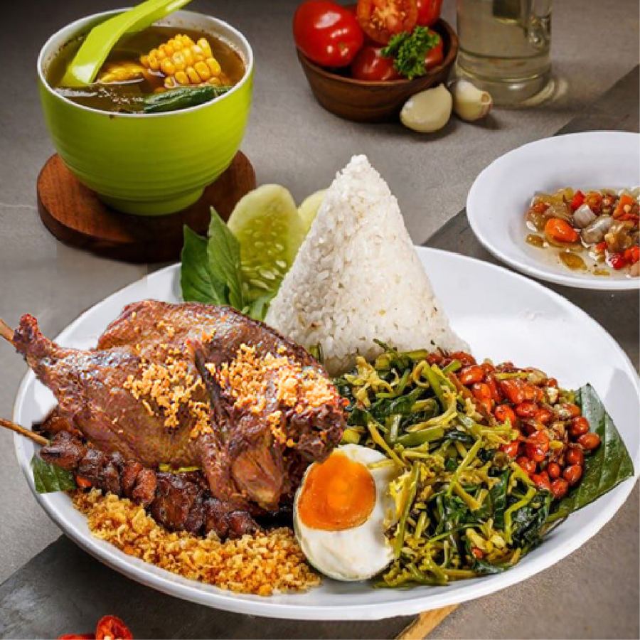 Foto Nasi Campur Bebek