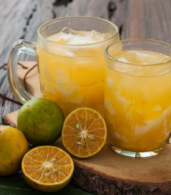 Foto Es Kelapa Jeruk