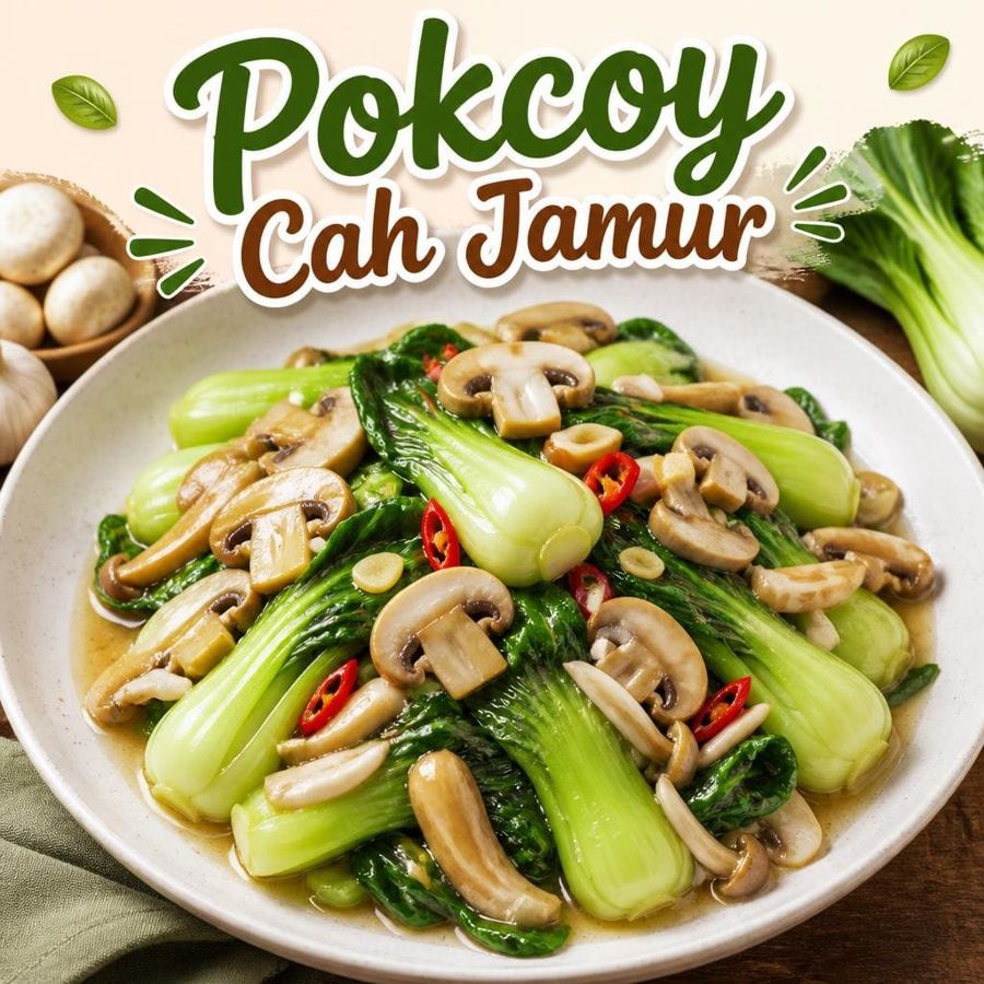 Foto Pokcoy Cah Jamur