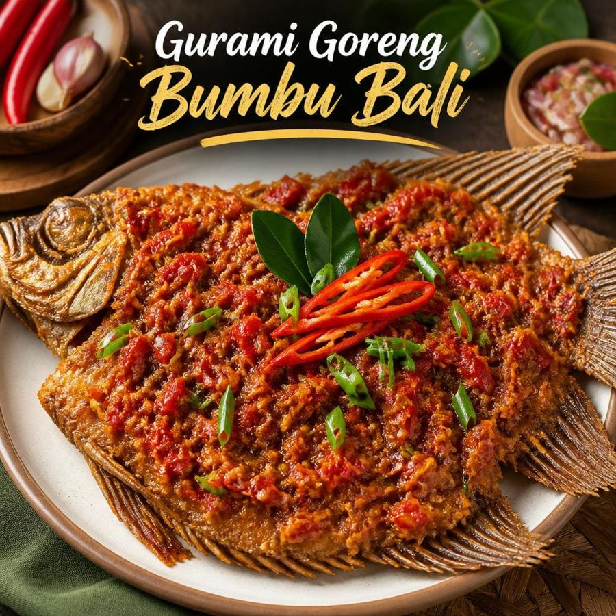 Foto Gurami Goreng Bumbu Bali