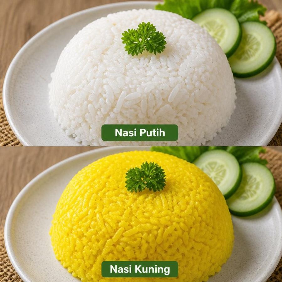 Foto Nasi Putih/Nasi Kuning