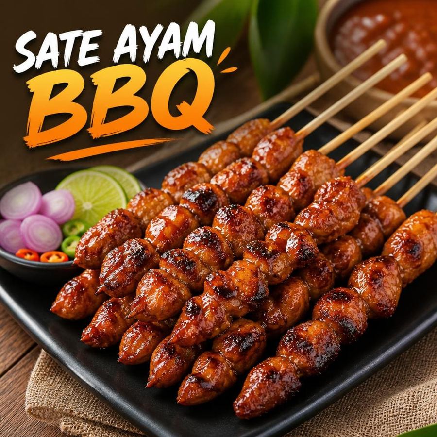 Foto Sate Ayam BBQ