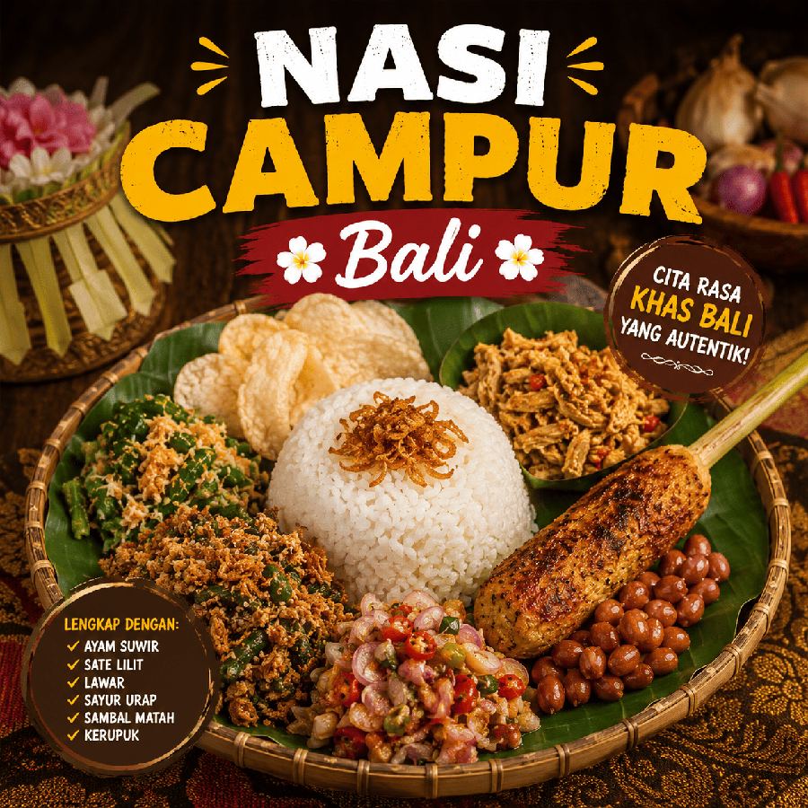 Foto Nasi Campur Bali