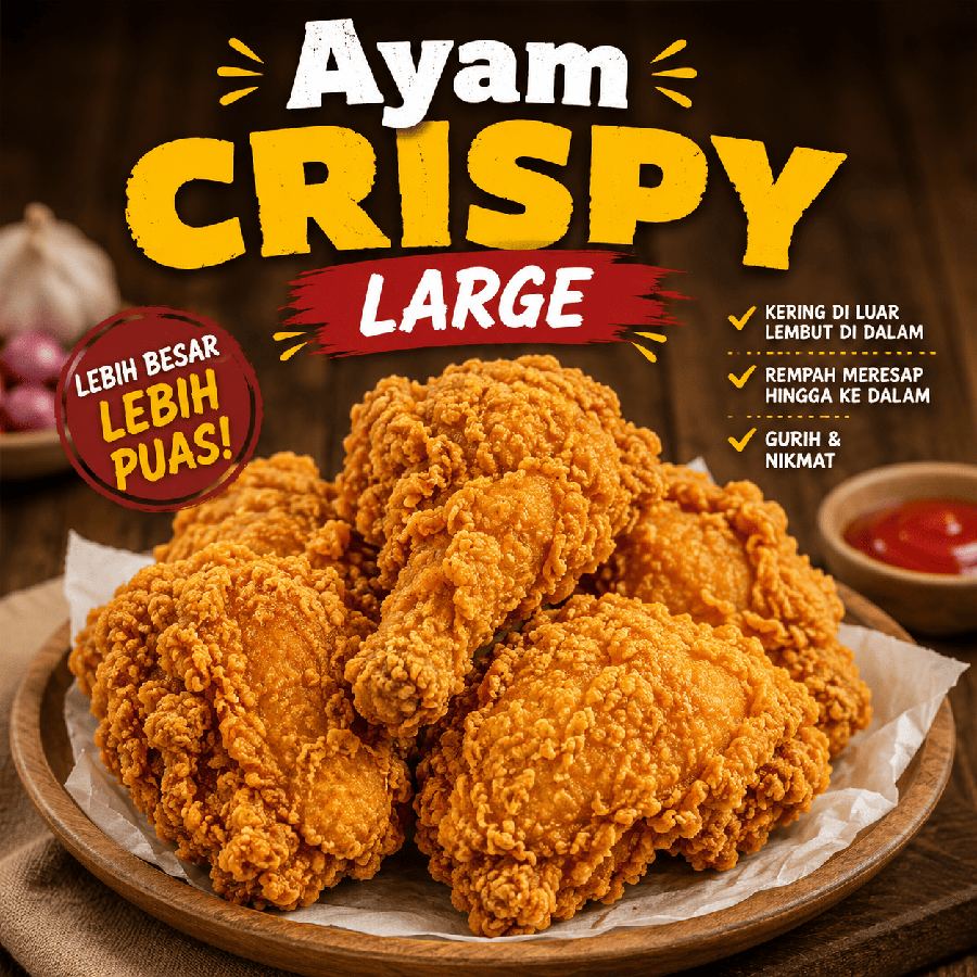 Foto Ayam Crispy Large
