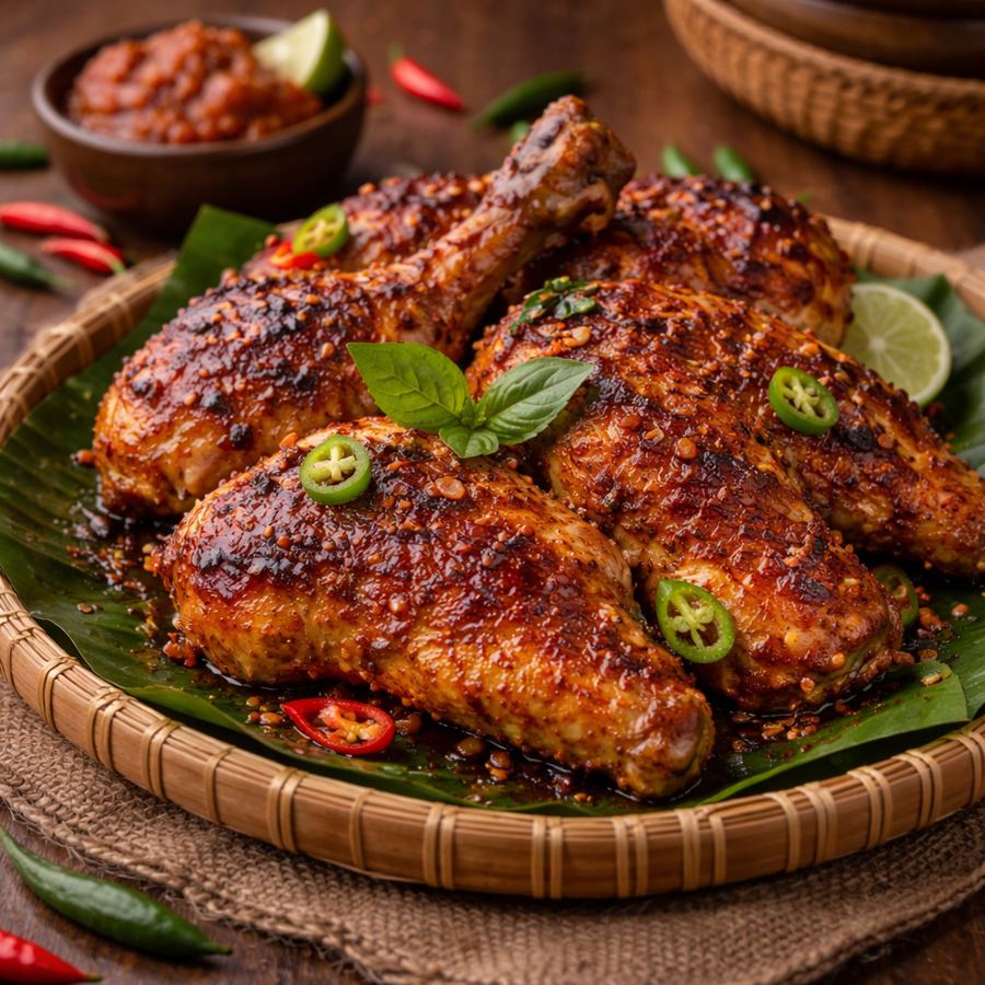 Foto Ayam Bakar Pedas