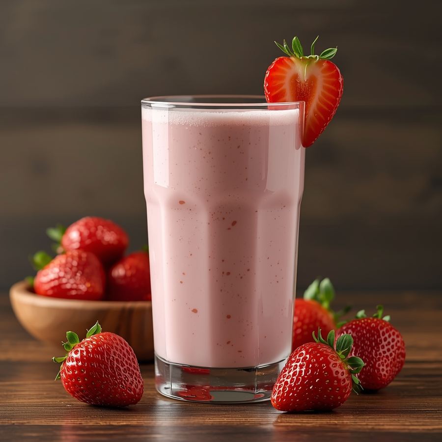 Foto Jus Milk Strawberry