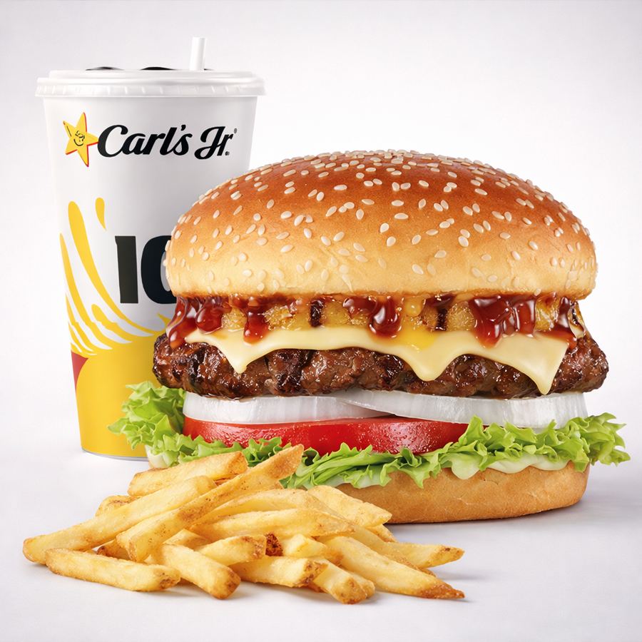 Foto Combo Medium Hawaiian Beef Burger