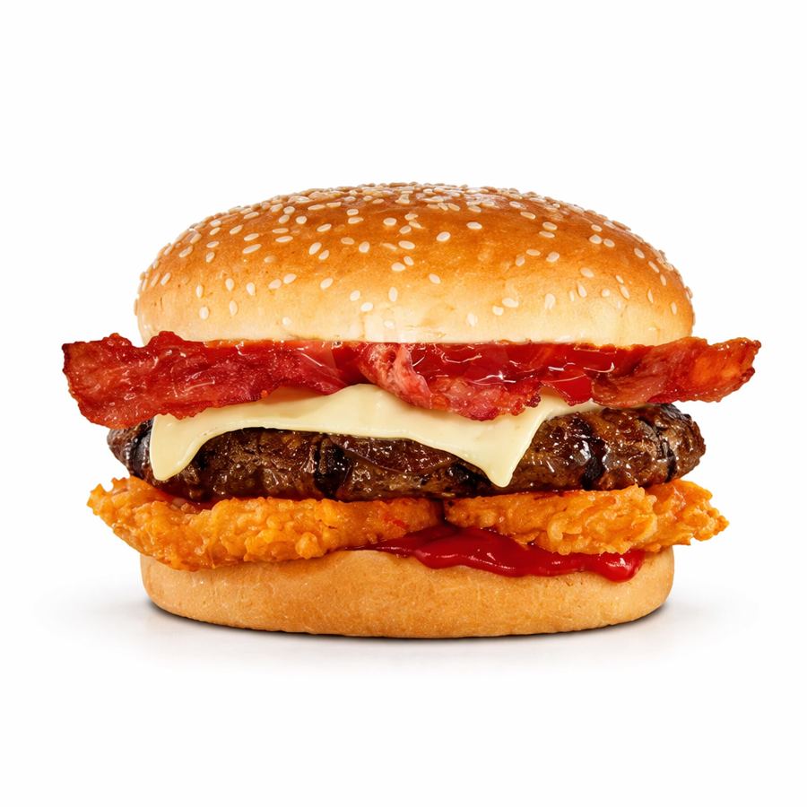 Foto Western Beefbac Cheeseburger