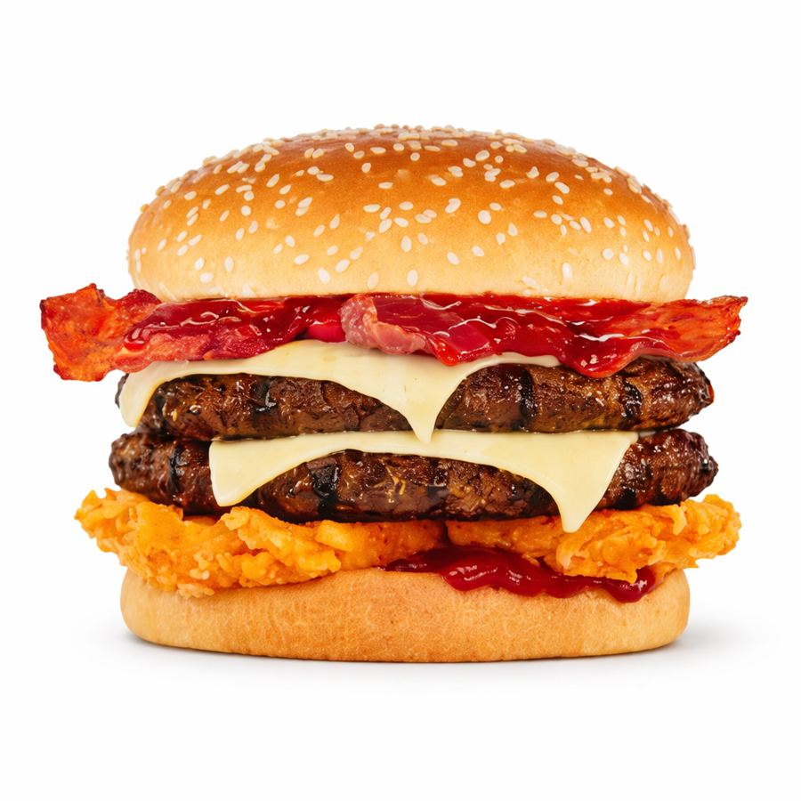 Foto Double Western Beefbac Cheeseburger