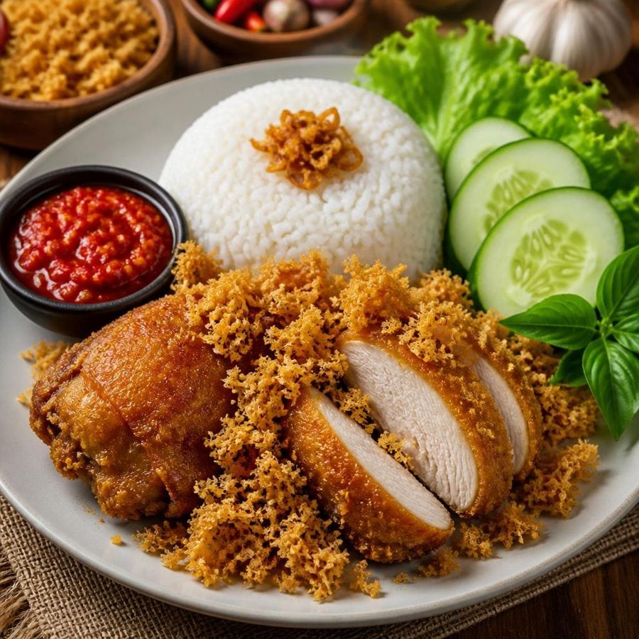 Foto Nasi Ayam Goreng Kremes D’ Cost Seafood
