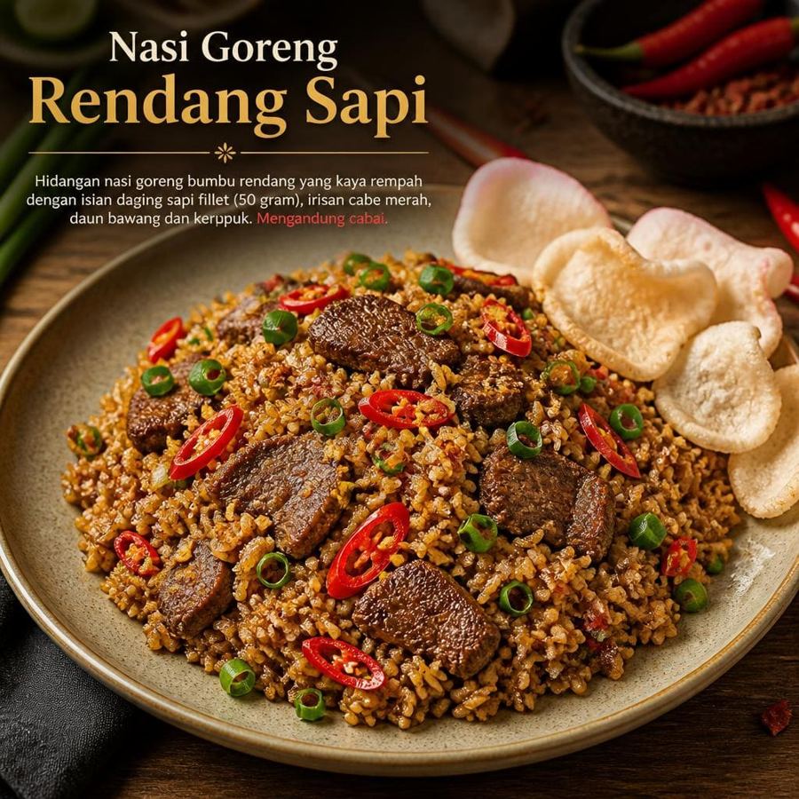 Foto Nasi Goreng Rendang Sapi D’ Cost Seafood