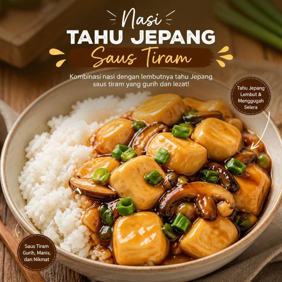 Foto Nasi Tahu Jepang Saus Tiram D’ Cost Seafood