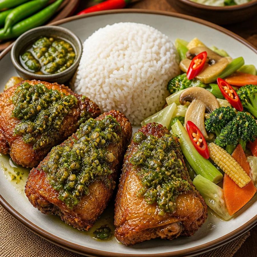 Foto Nasi Ayam Cabe Ijo D’ Cost Seafood