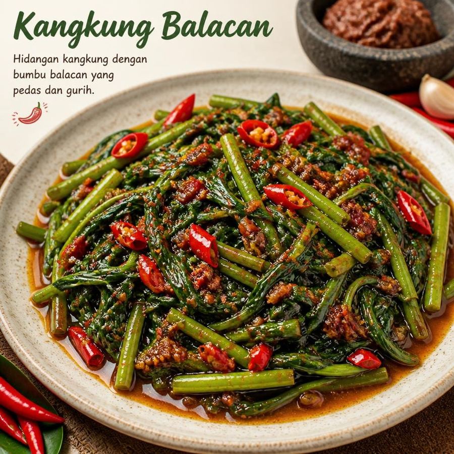 Foto Kangkung Balacan D’ Cost Seafood