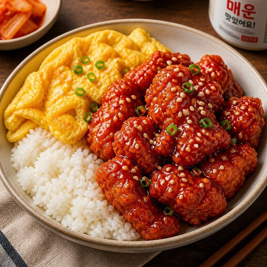Foto Korean Spicy Chicken Rice D’ Cost Seafood