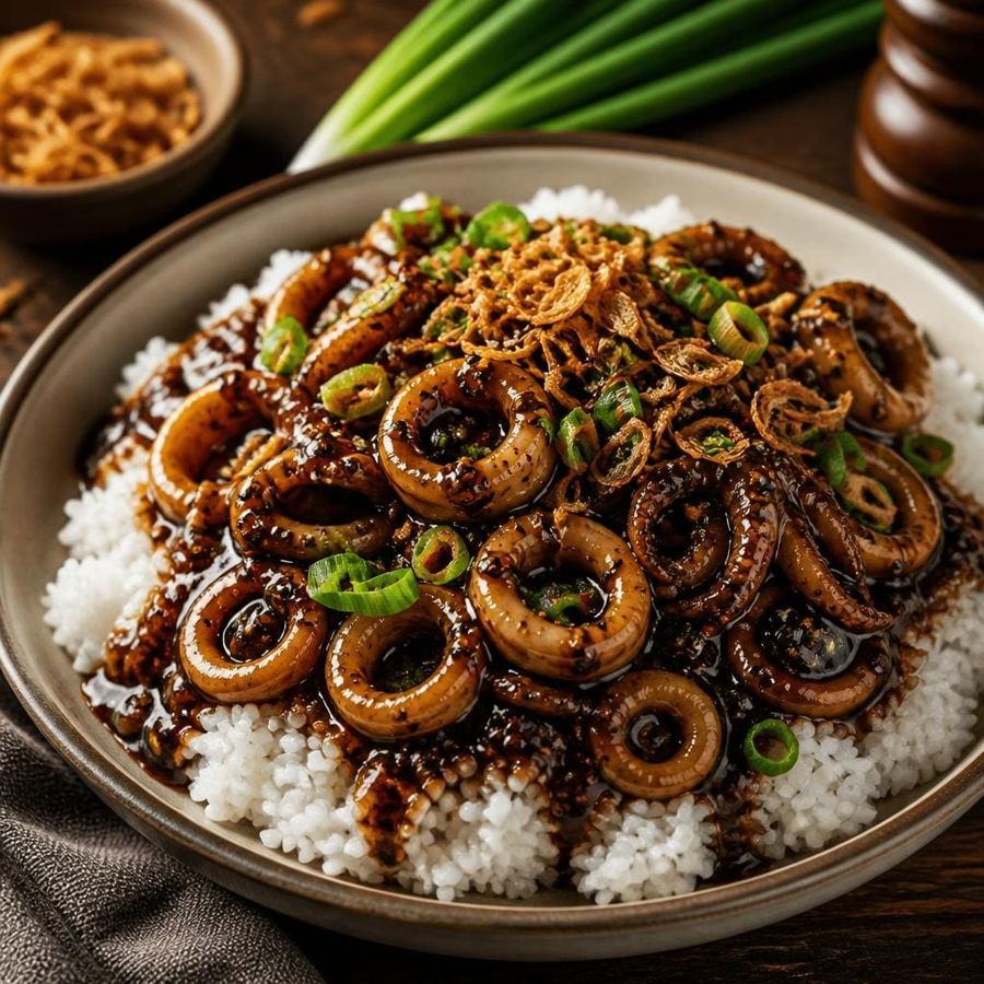 Foto Nasi Cumi Saus Lada Hitam D’ Cost Seafood