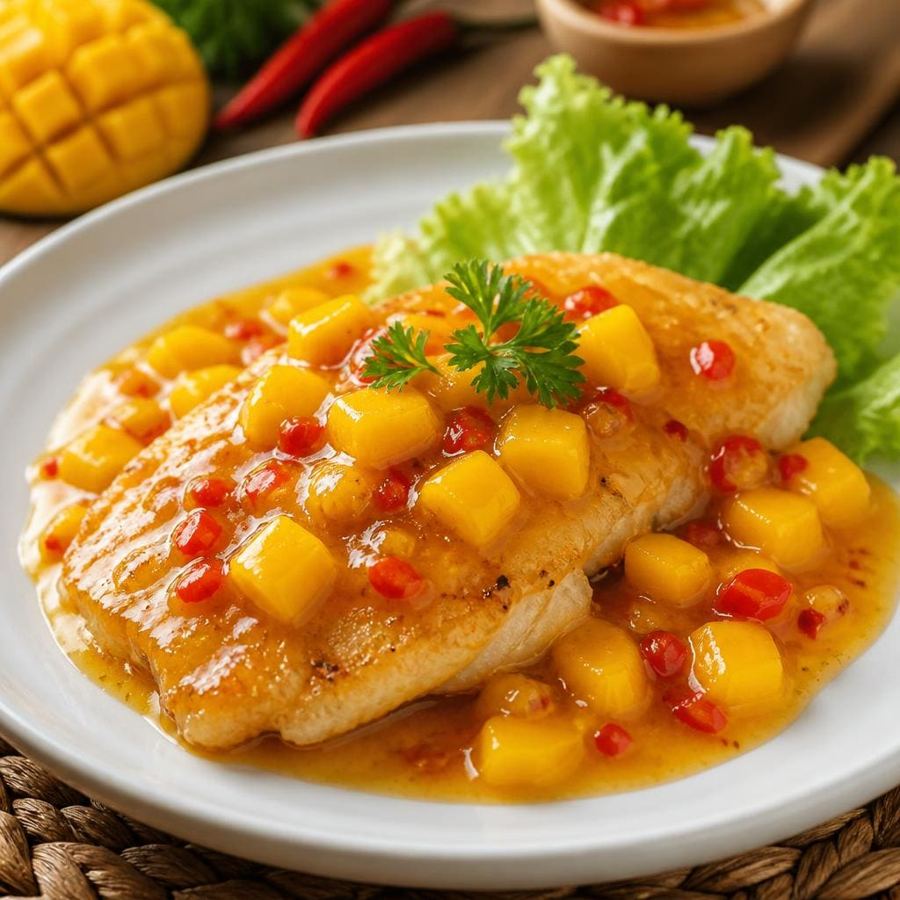 Foto Ikan Fillet Saus Mangga D’ Cost Seafood