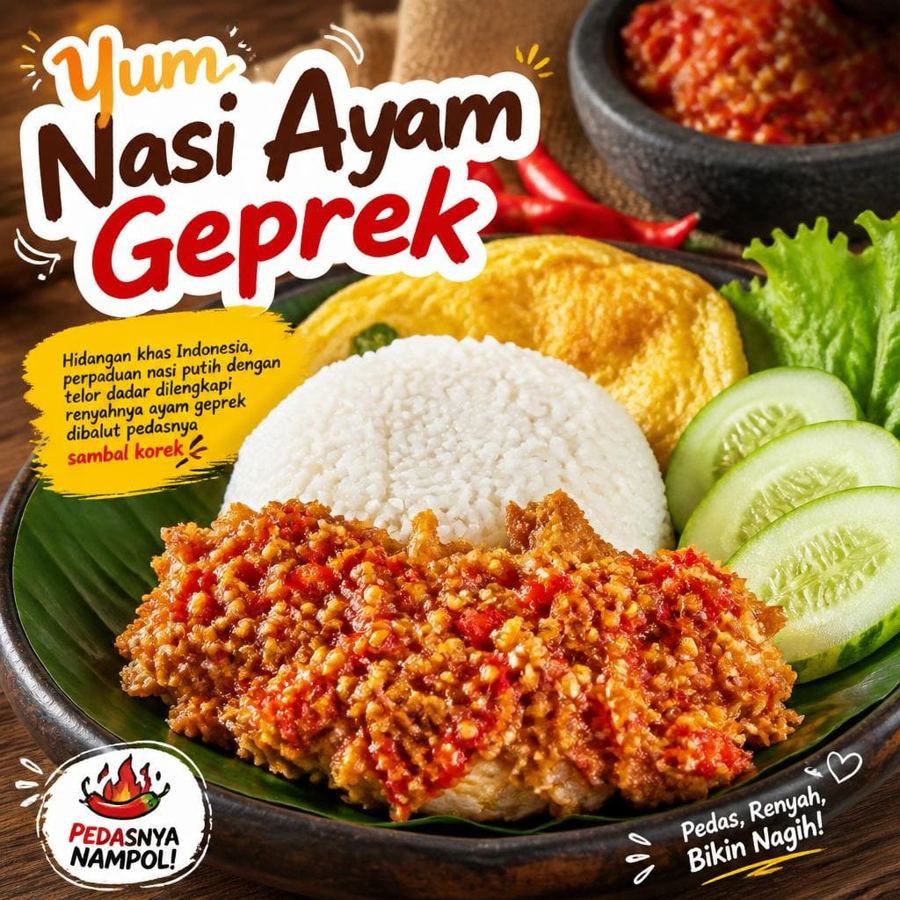 Foto Yum Nasi Ayam Geprek D’ Cost Seafood
