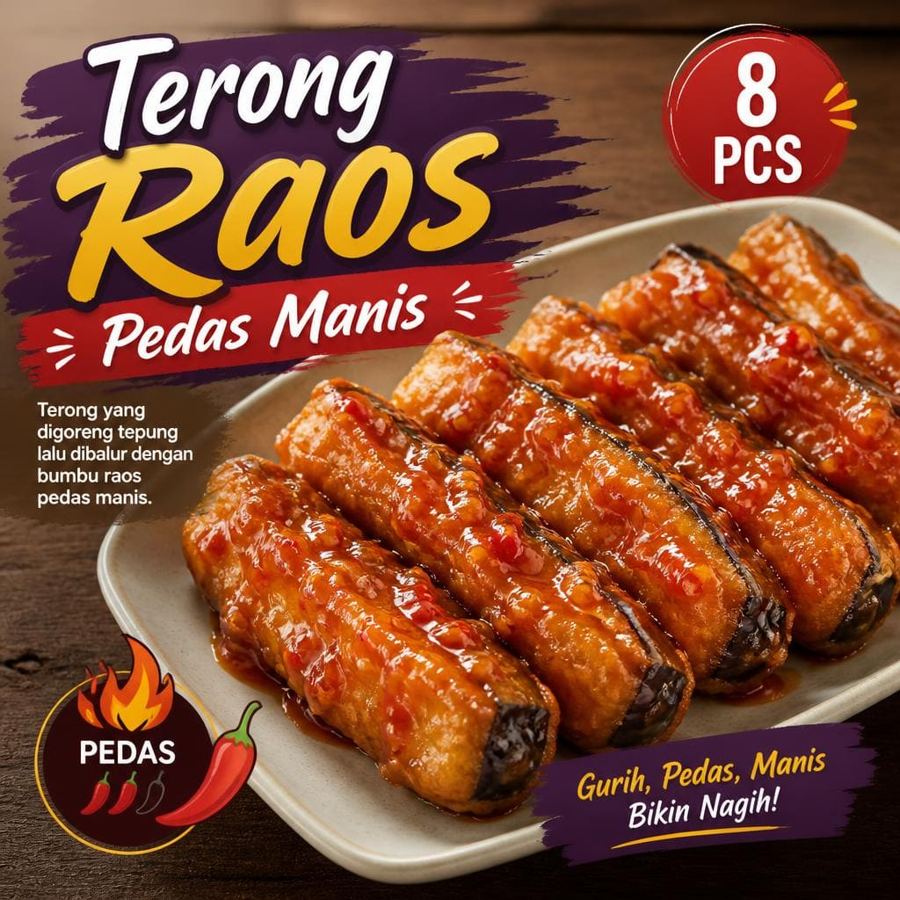 Foto Terong Raos Pedas Manis D’ Cost Seafood