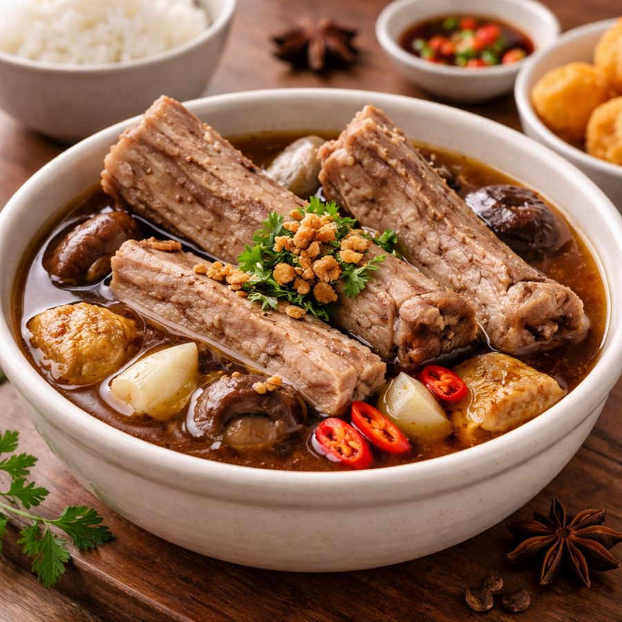 Foto Bakut Tea Eat and Eat – daging iga babi dengan kuah bakut yang gurih