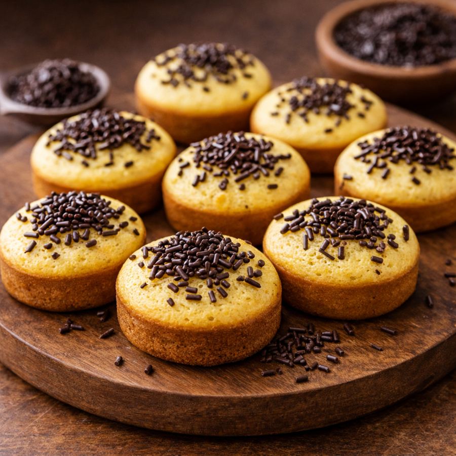 Foto Kue Cubit Original Eat and Eat – kue cubit rasa original dengan meses coklat
