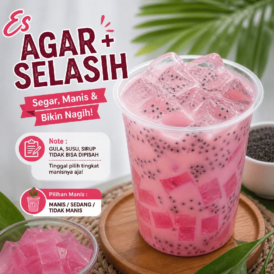 Foto Es Agar + Selasih
