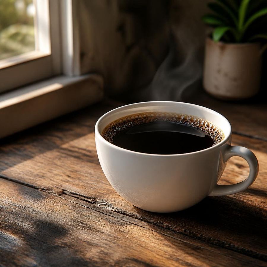 Foto Kopi Hitam Es Teler 77 dengan rasa kopi klasik