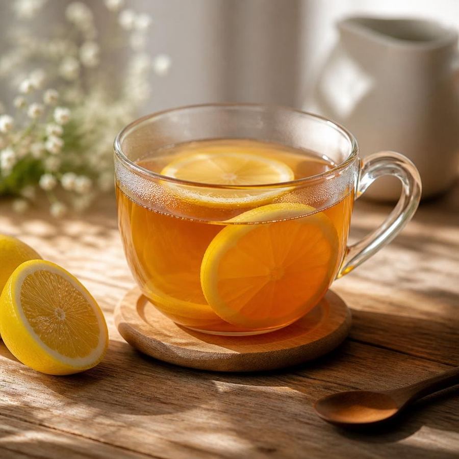Foto Lemon Tea Es Teler 77 dengan rasa teh lemon yang segar