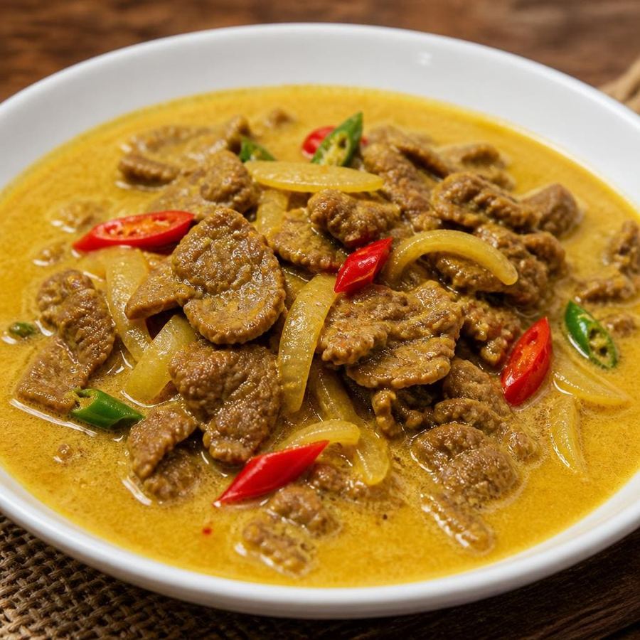 Foto Oseng Daging Es Teler 77 dengan kuah santan