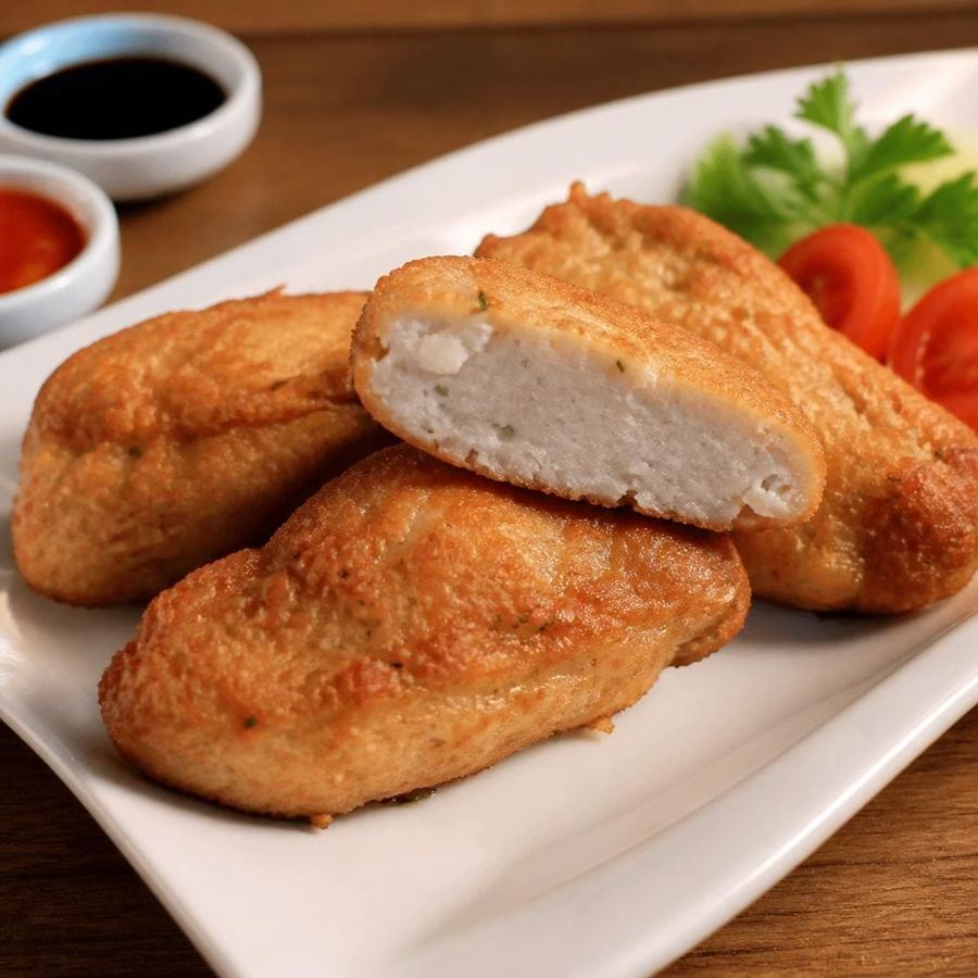Foto Otak Otak Goreng Es Teler 77 dari ikan tenggiri yang digoreng