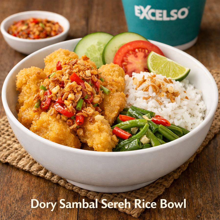 Foto Dory Sambal Sereh Rice Bowl