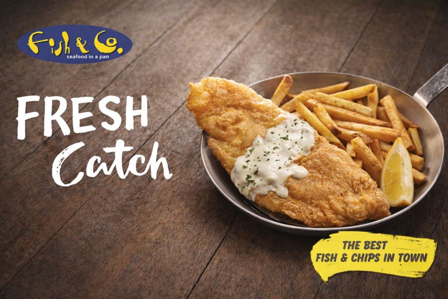 Foto Hidangan seafood segar Fish & Co