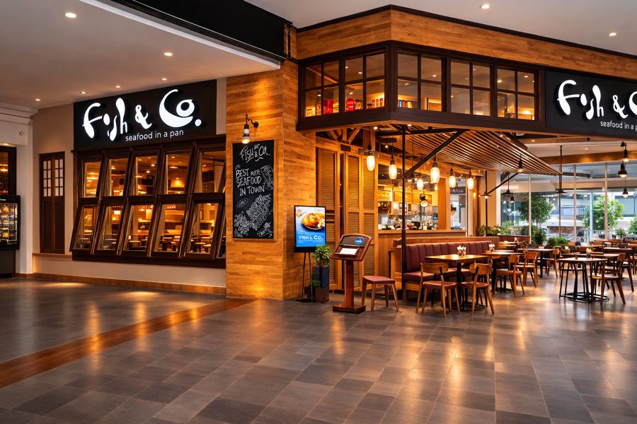 Foto Suasana restoran Fish & Co yang hangat dan nyaman