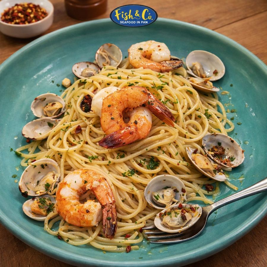 Foto Mix Seafood Aglio Olio Fish & Co