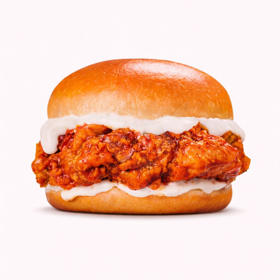Foto Chicken Burger Korean Spicy