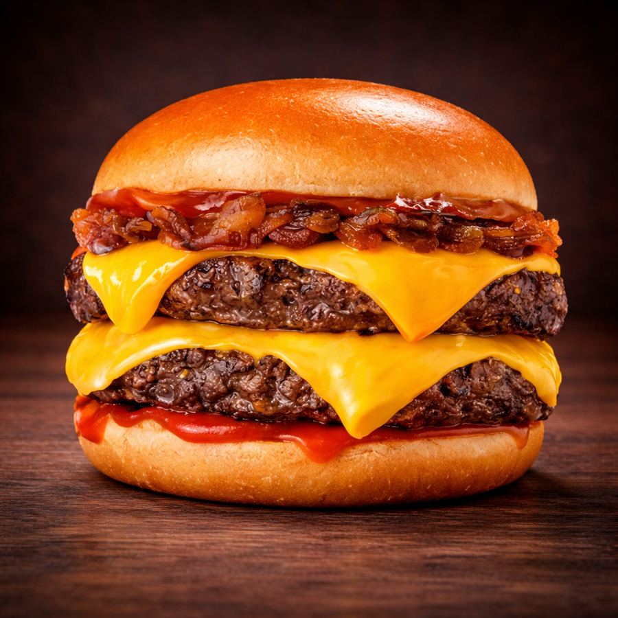 Foto Double Flip Cheese Burger