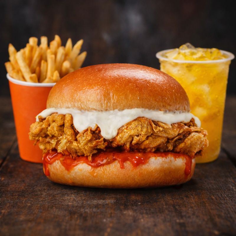 Foto Chicken Burger Combo