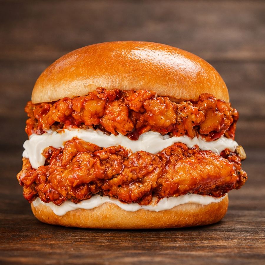 Foto Double Chicken Burger