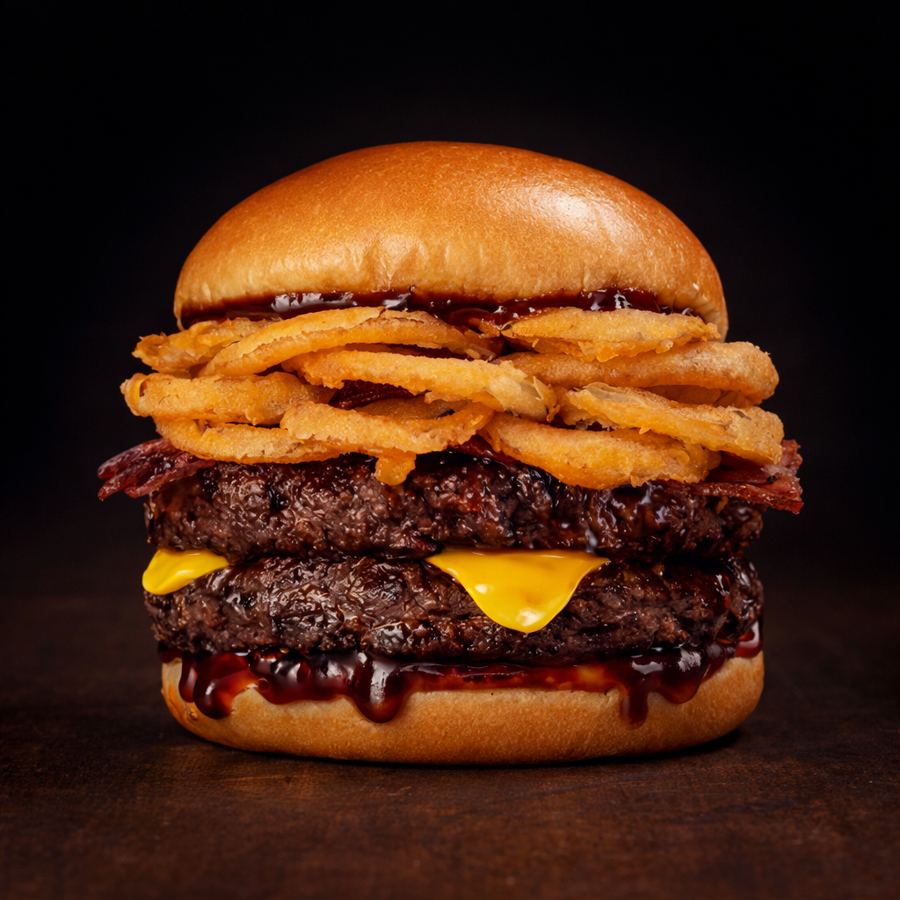 Foto Double BBQ Jack with Onion