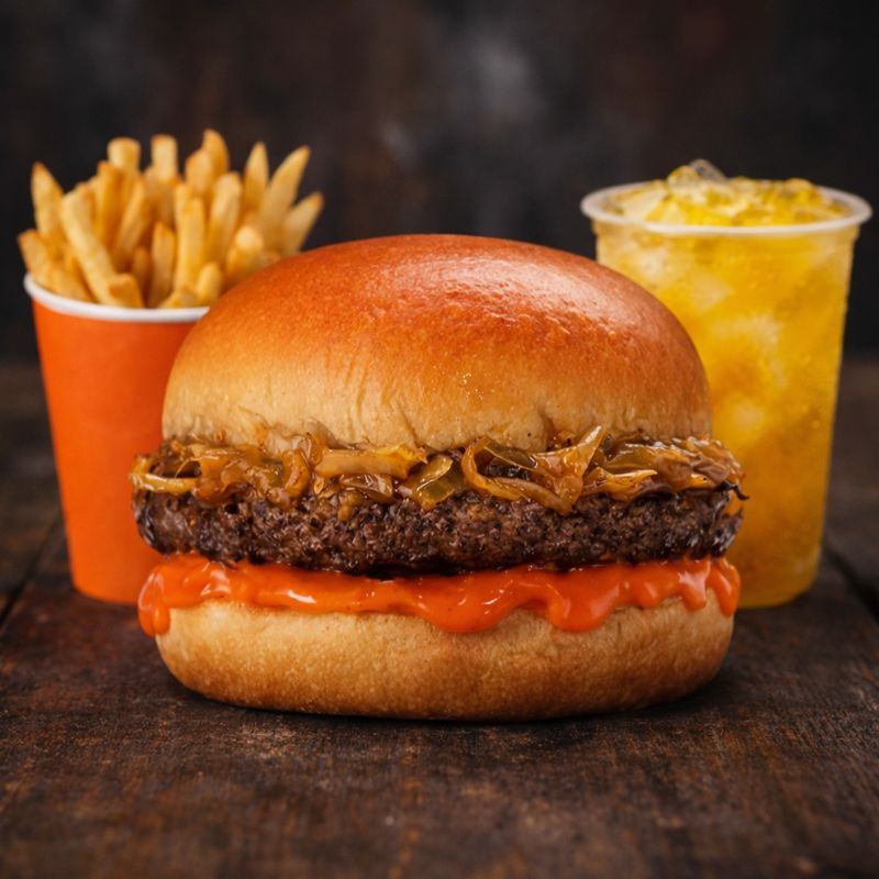 Foto Flip Beef Burger Combo