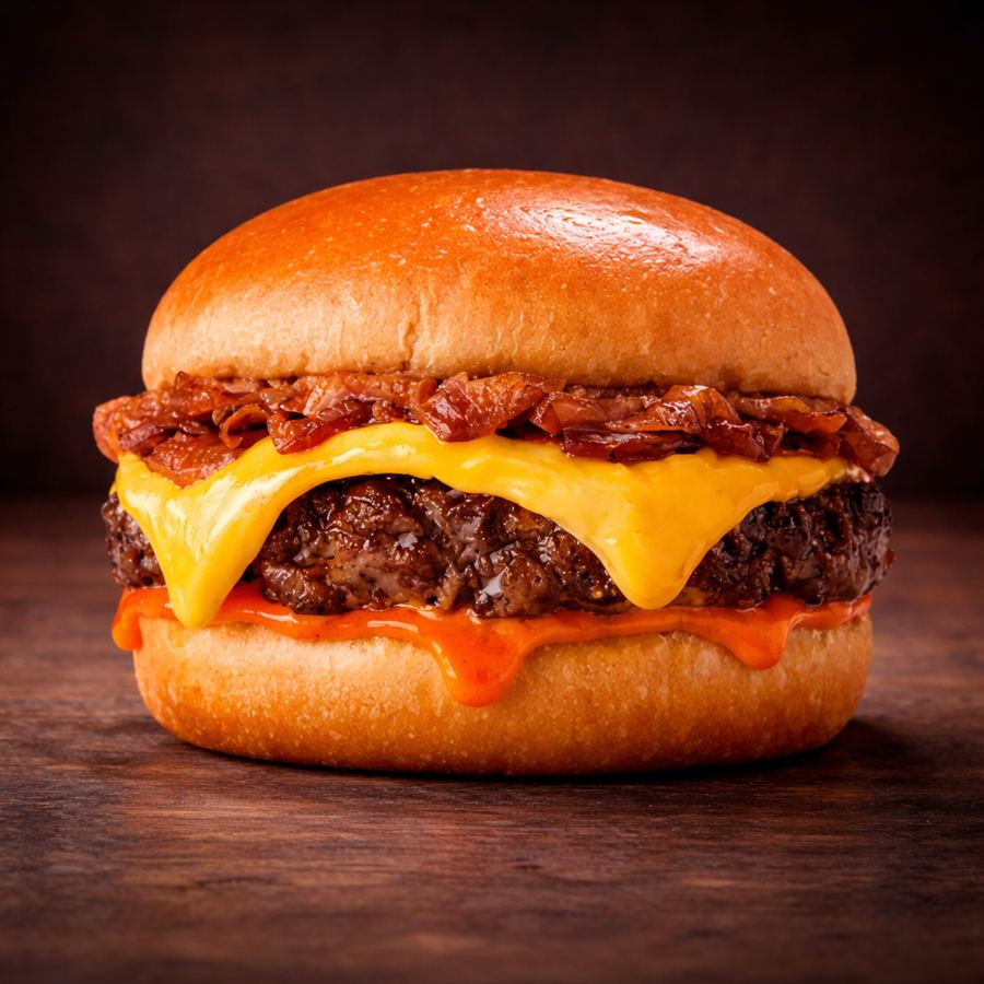 Foto Flip Cheese Burger