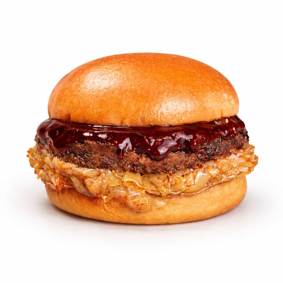 Foto Black/Red Sauce Beef Burger