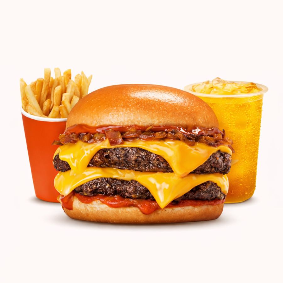 Foto Double Flip Cheese Burger Combo