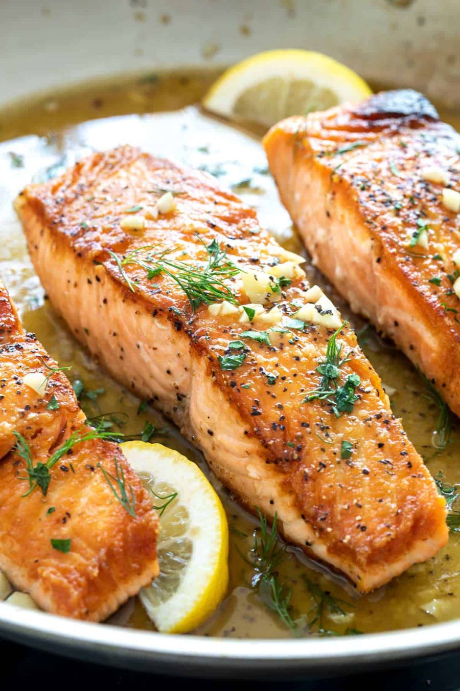 Foto Pan Fried Norwegian Salmon - Gandy Steak