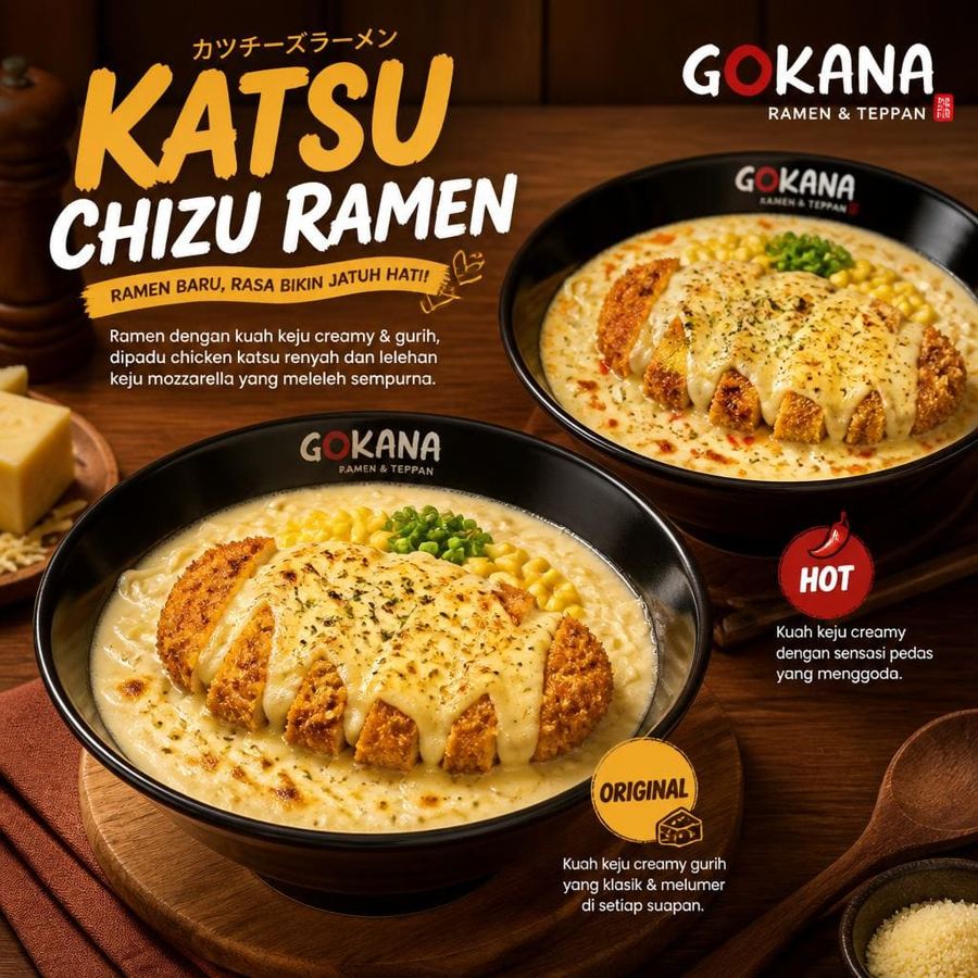 Foto Katsu Chizu Ramen Gokana Ramen & Teppan